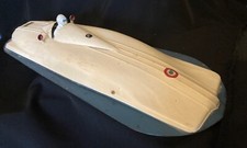 jouet bateau ancien pelle de course mécanique JRD