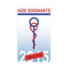 Caducée Aide Soignante sticker autocollant