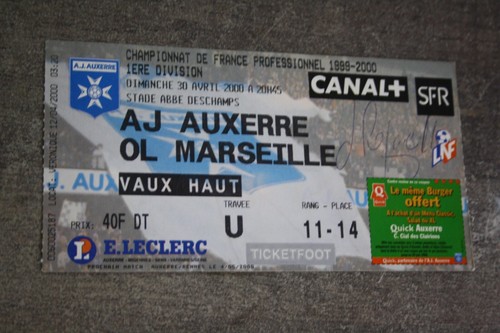 Ticket aja auxerre v - )),
