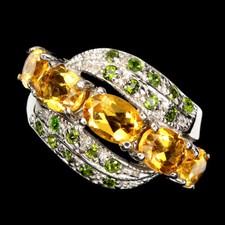 925 Bague en Argent Ovale