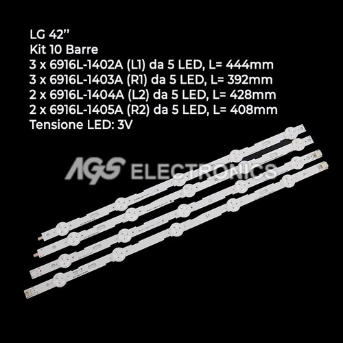 Barre bandes led lg - barre, À