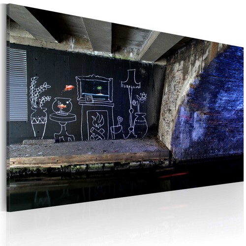 Tableau imprimé mon lieu - tableau,