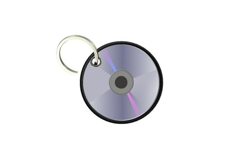 Porte cles clé clefs rond