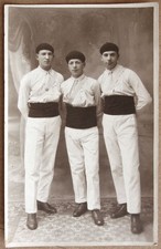 Photo-Carte - LE HAVRE - Association de Gymnastique - Trois gymnastes
