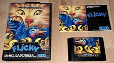 Megadrive 1 & 2 Flicky [PAL] Complet Boîte Notice Sega Original *JRF*