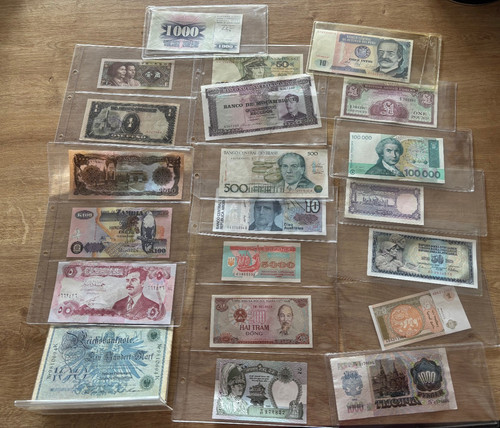 Lot billets anciens - 35,