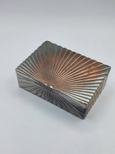 boîte art déco métal argenté ancien franc maçonnerie