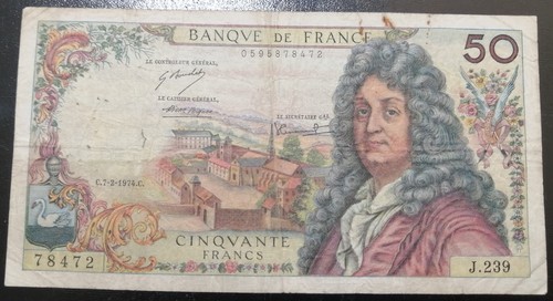 Billet français francs - billet, 50