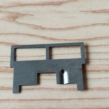 Dinky Toys: pare-brise mercédès unimog chasse neige ref.567