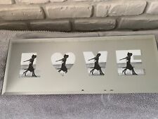 Cadre multi-photos "LOVE". 4 photos 8cm x 8cm. Emballage d'origine.