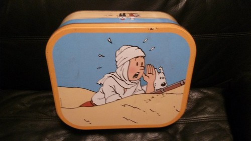 Boite ancienne tole - ,
