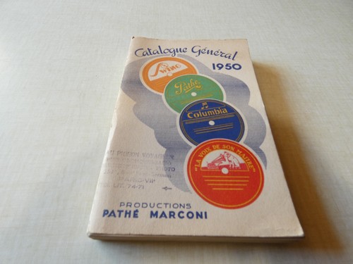 Catalogue general 1950 pathe - catalogue,