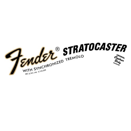 Strat decal fender style - fender,