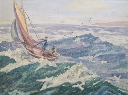 Tableau peinture marine - tableau,