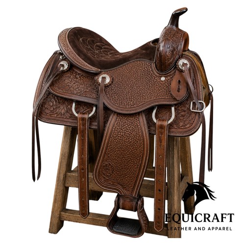 Selle western cuir fait - western,