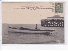 ARCACHON: canot automobile "flore" quatre cylindres promenade sur le bassin -