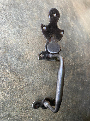Ancien loquet poucier - loquet, pour