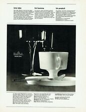 publicité Advertising 11211  1964  Porcelaine  RosenThal  studio -linie