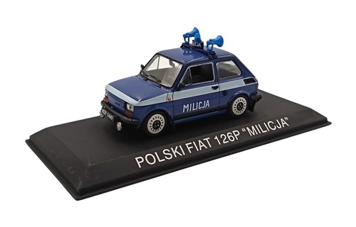 Polski fiat 126p milicja - polski,