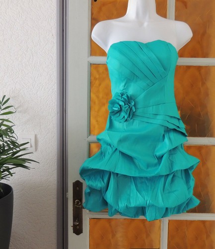Robe soirée bustier courte - robe, de