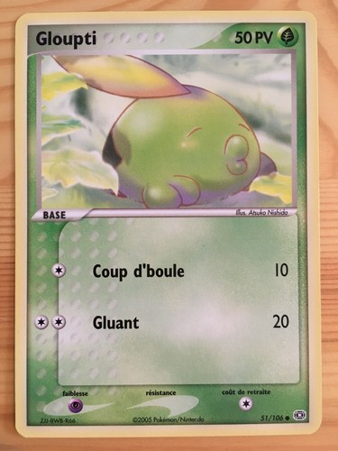 Carte pokémon commune gloupti - pokémon,