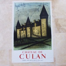 Bernard BUFFET , AFFICHE ORIGINALE LITHO EXPOSITION , 83 x 54 cm