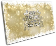 Christmas Decoration Wall Canvas ART Print XMAS Picture Gift Bokeh 07  Christmas