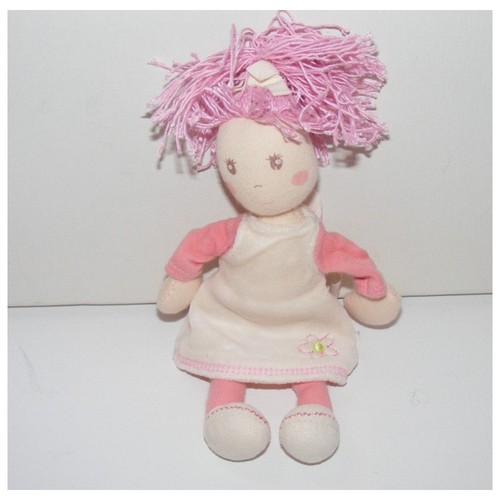 Doudou attache tétine poupée