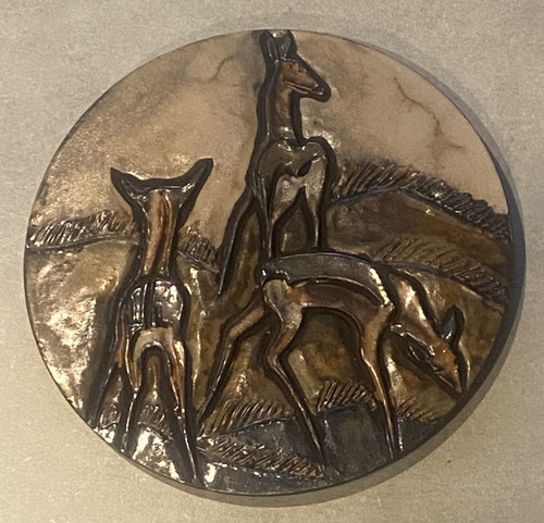 Plaque murale pierre - lave,