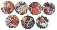 Lot de 7 Pogs Dragon Ball Z