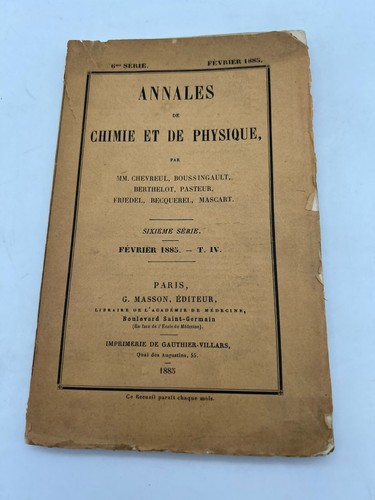 Chevreul annales de chimie - annales,