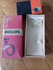 MINI RADIO PHILIPS EN BOITE ORANGE VINTAGE