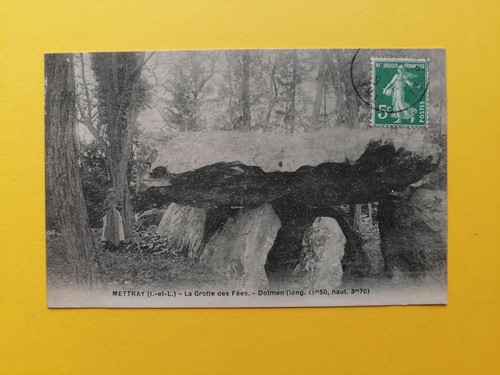 Cpa mettray la grotte des - 37,