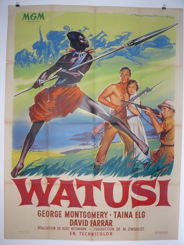 Watusi affiche 1959 george - watusi,