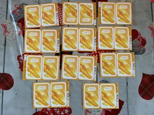 22 cartes (11 pochettes) Star Wars Leclerc 2018