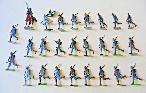 Plats étain zinnfiguren - plats,