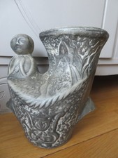 Beau vase anthropomorphe grotesque céramique vintage DLG Vallauris Jouve Capron