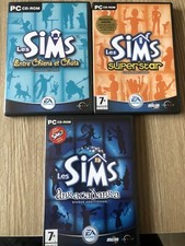 LOT LES SIMS ENTRE CHIENS ET CHATS SUPERSTAR ABRACADABRA PC CD ROM FRANÇAIS RARE