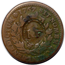 Louis XV Guadeloupe 3 sous 9 deniers 1767