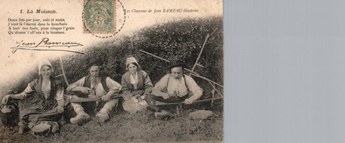 Cpa les chansons - les, jean