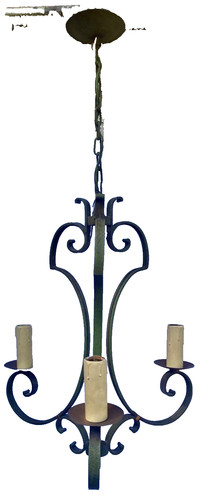 Lustre plafonnier vintage 1930 - plafonnier,