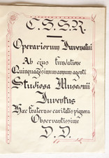 Ancien cahier manuscrit - "Le