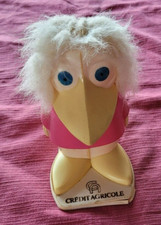 TIRELIRE PUBLICITAIRE CREDIT AGRICOLE ANNEE 70 MASCOTTE BLEUETS DE FRANCE