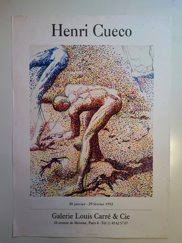 Henri cueco affiche exposition - cueco,