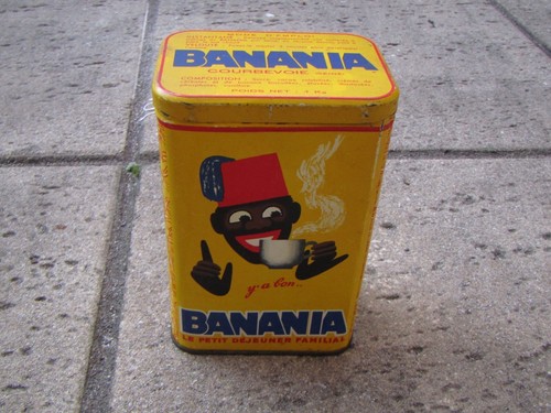 Ancienne boîte publicitaire
