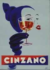 AFFICHE Poster Cinzano