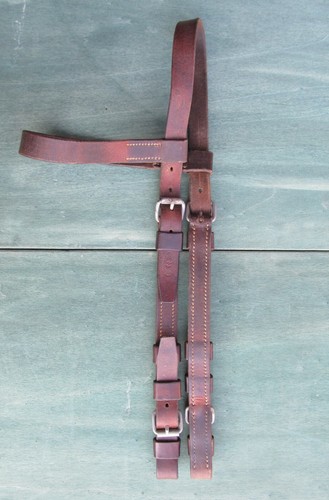 Muserolle cuir forces - muserolle, armées