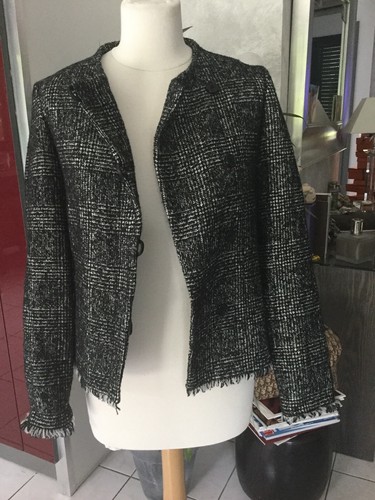 Veste caroll taille noire - taille, 36