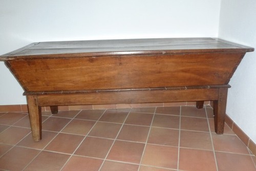 Ancien pétrin boulanger - ancien, chene
