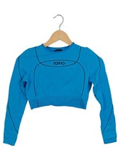 YOKKAO T-shirt Sport Femme Bleu Manches Longues (EU 38)